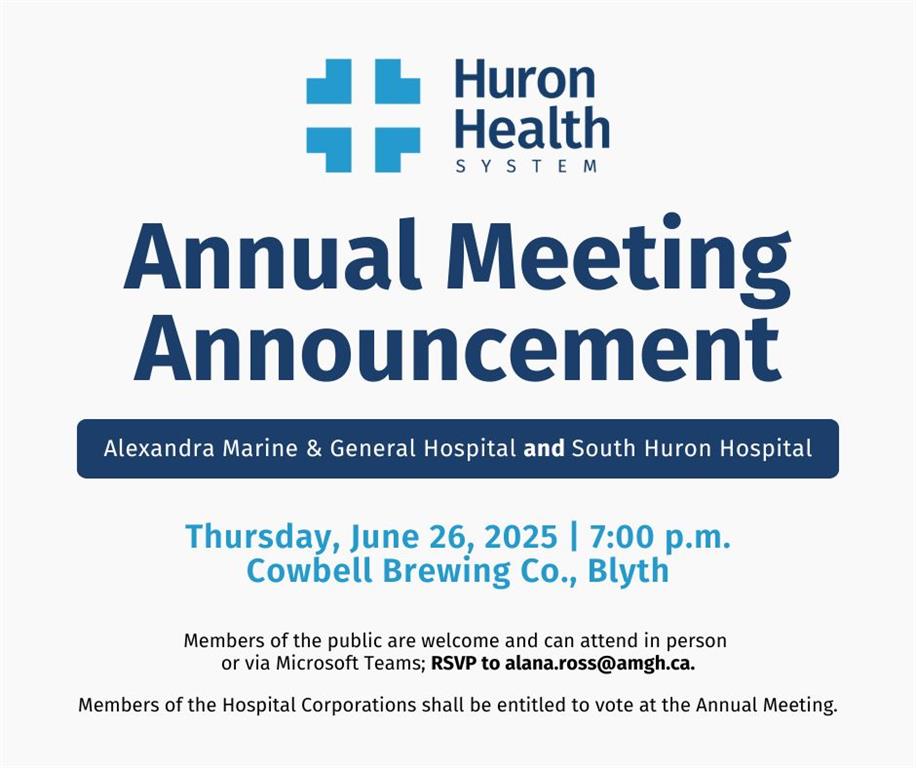 HHS Annual meeting announcement